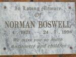 BOSWELL Norman 1921-1998