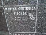 FISCHER Martha Gertruida 1916-2007