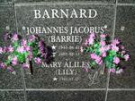 BARNARD Johannes Jacobus 1940-2005 & Mary Aliles 1942-