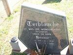 TERBLANCHE Hennie 1941-1996
