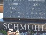 SCHMUHL Rudolf Erich 1901-1982 &  M.J.D. 1900-1989