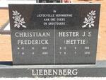 LIEBENBERG Christiaan Frederick 1910-1990 & Hester J.S. 1918-2001