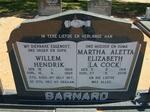 BARNARD Willem Hendrik 1908-1989 & Martha Aletta Elizabeth LA COCK 1919-2006