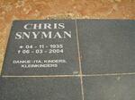 SNYMAN Chris 1935-2004