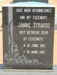 STRAUSS Jannie 1912-1981