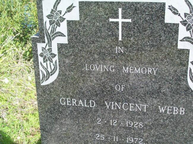 WEBB Gerald Vincent 1928-1972