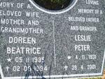 ? Leslie Peter 1931-2001 & Doreen Beatrice 1935-1994