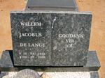 LANGE Willem Jacobus, de 1931-2000
