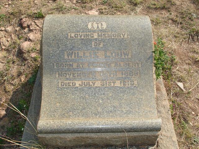 LOUW Willie 1889-1918