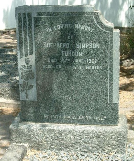 PURDON Shepherd Simpson -1957