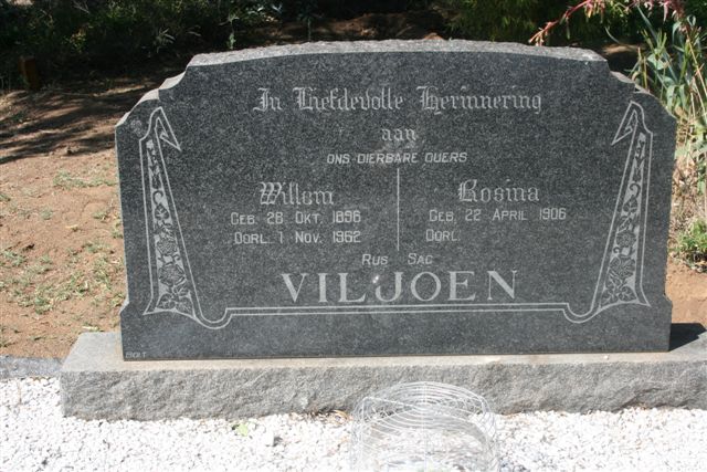 VILJOEN Willem 1896-1962 & Rosina -1906