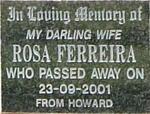 FERREIRA Rosa - 2001