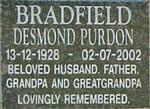BRADFIELD Desmond Purdon 1928-2002