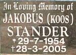 STANDER Jakobus 1954-2005