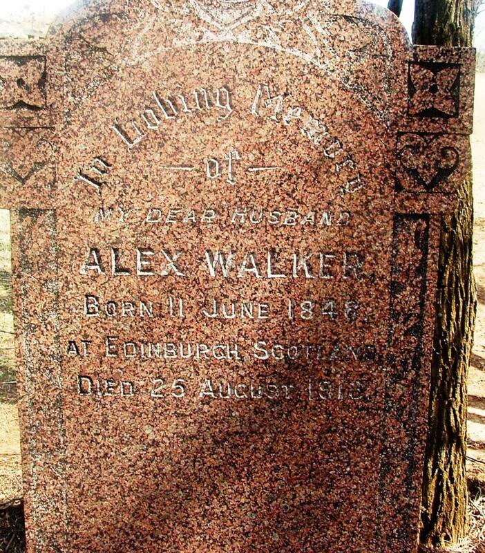 WALKER Alex 1848-1913