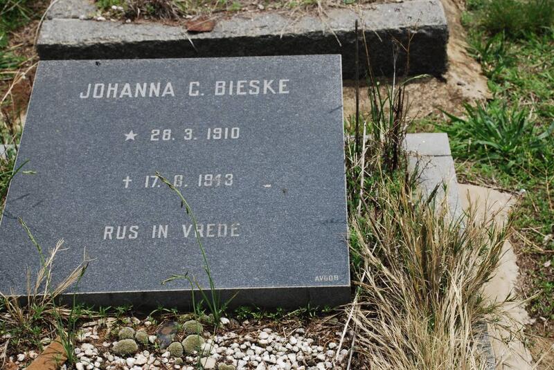 BIESKE Johanna C. 1910-1943