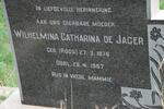 JAGER Wilhelmina Catharina, de nee ROOS 1876-1957