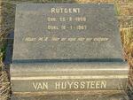 HUYSSTEEN Rutgert, van 1909-1967 