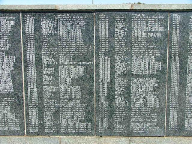 06. Bethulie Concentration camp list of names