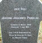 PRINSLOO Joachim Johannes 1846-1914