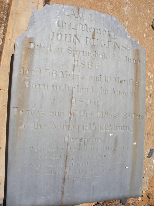 REGENS John 1809-1866