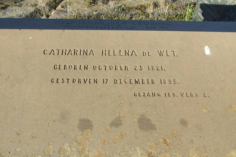 WET Catharina Helena, de 1821-1895