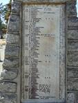 5. Plaque with list of names