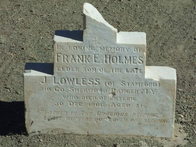 HOLMES Frank E. -1901