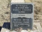 COETZEE Maria. C. nee NORVAL -1901 :: COETZEE Hester -1901 :: COETZEE Francina -1901 