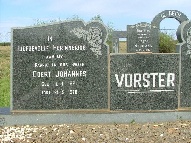 VORSTER Coert Johannes 1921-1978