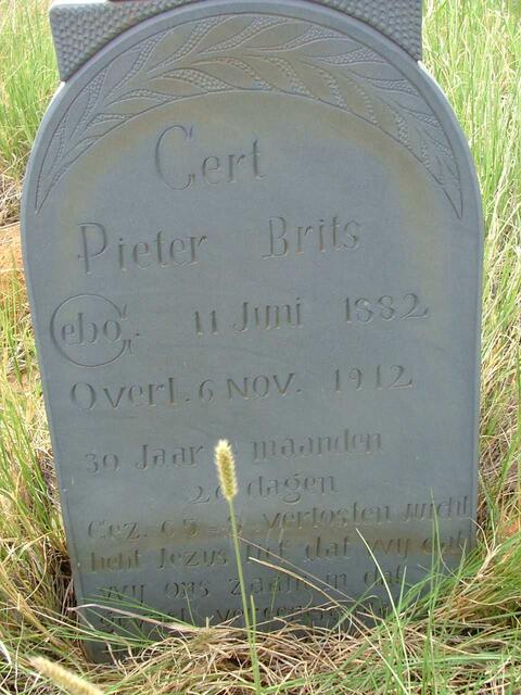 BRITS Gert Pieter 1882-1912