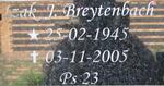 BREYTENBACH Izak J. 1945-2005