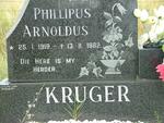 KRUGER Phillipus Arnoldus 1919-1982