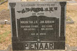 PIENAAR Jan Adriaan 1866-1948 & Magrietha J.A. PIENAAR 1869-1953