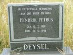 DEYSEL Hendrik Petrus 1906-1986