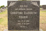 FOURIE Christina Elizebeth 1898-1968