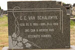 SCHALKWYK G.C., van 1905-1968
