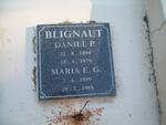 BLIGNAUT Daniel P. 1894-1979 & Maria E.G. 1899-1988