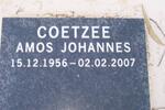 COETZEE Amos Johannes 1956-2007