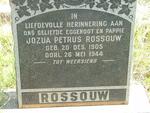 ROSSOUW Jozua Petrus 1905-1944