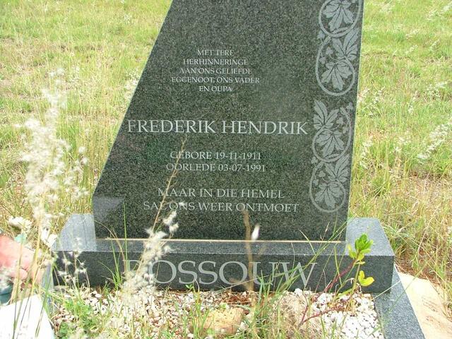 ROSSOUW Frederik Hendrik 1911-1991