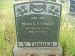 TONDER Maria C., van 1872-1967