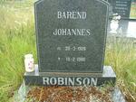 ROBINSON Barend Johannes 1926-1988
