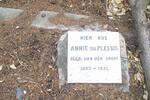 PLESSIS Annie, du nee VAN DER SPUY 1857-1921