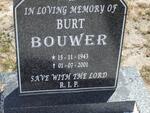 BOUWER Burt 1943-2001