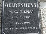 GELDENHUYS M.C. 1933-1996