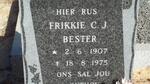 BESTER Frikkie C.J. 1907-1975