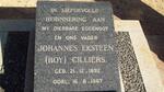 CILLIERS Johannes Eksteen 1892-1967