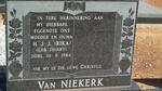 NIEKERK H.J.J., van -1984