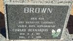 BROWN Edward Bernardus 1917-1998
